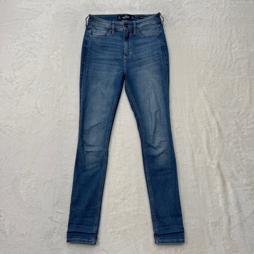 Hollister Jeans Womens 0S High Rise Super Skinny Medium Wash Stretch W24 L28